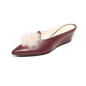 Trademark Red Castaigne Slides Marabou Feathers 39
